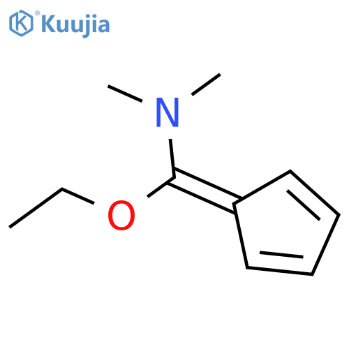 Methanamine, 1-(2,4-cyclopentadien-1-ylidene)-1-ethoxy-N,N-dimethyl- structure