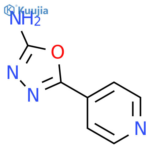 5-(pyridin-4-yl)-1,3,4-oxadiazol-2-amine structure