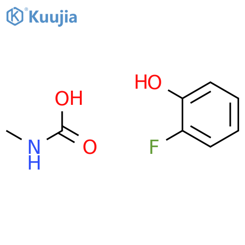 Phenol, 2-fluoro-, methylcarbamate structure