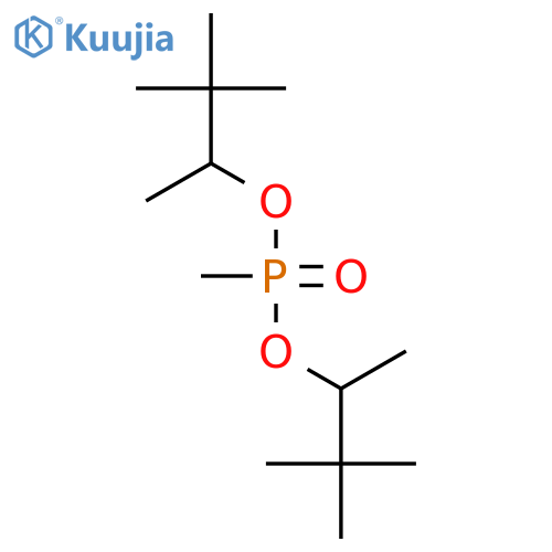 3-(3,3-dimethylbutan-2-yloxy-methyl-phosphoryl)oxy-2,2-dimethyl-butane structure