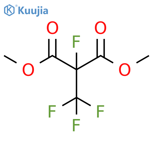 Propanedioic acid, fluoro(trifluoromethyl)-, dimethyl ester structure