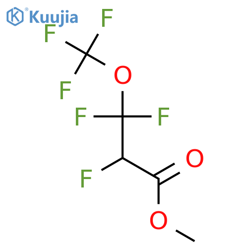 Propanoic acid, 2,3,3-trifluoro-3-(trifluoromethoxy)-, methyl ester structure
