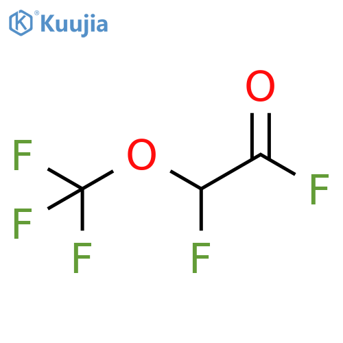 Acetyl fluoride, fluoro(trifluoromethoxy)- structure