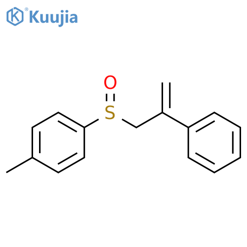 Benzene, 1-methyl-4-[(2-phenyl-2-propenyl)sulfinyl]- structure