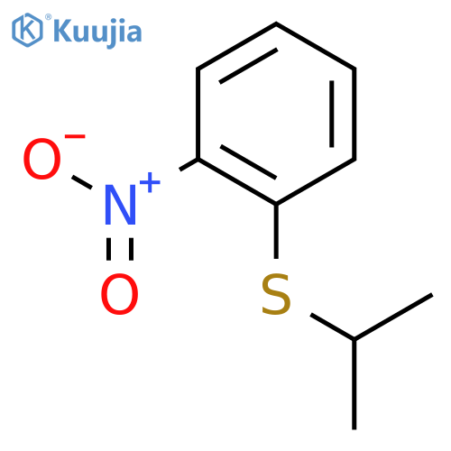 1-[(1-methylethyl)thio]-2-nitro-Benzene structure
