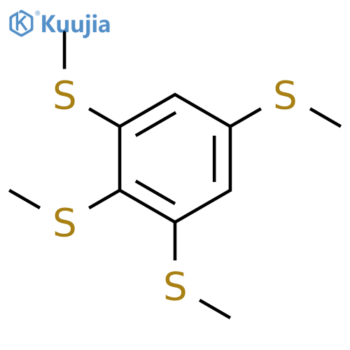 Benzene, 1,2,3,5-tetrakis(methylthio)- structure