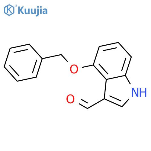 4-(benzyloxy)-1H-indole-3-carbaldehyde structure