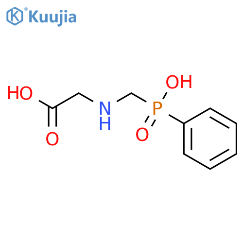 GLYCINE, N-[(HYDROXYPHENYLPHOSPHINYL)METHYL]- structure