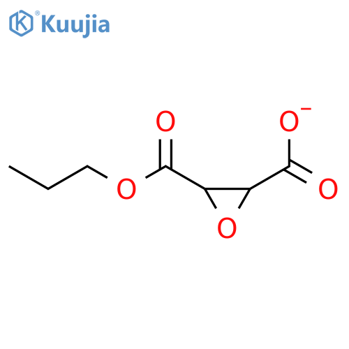 3-(Propoxycarbonyl)oxirane-2-carboxylate structure