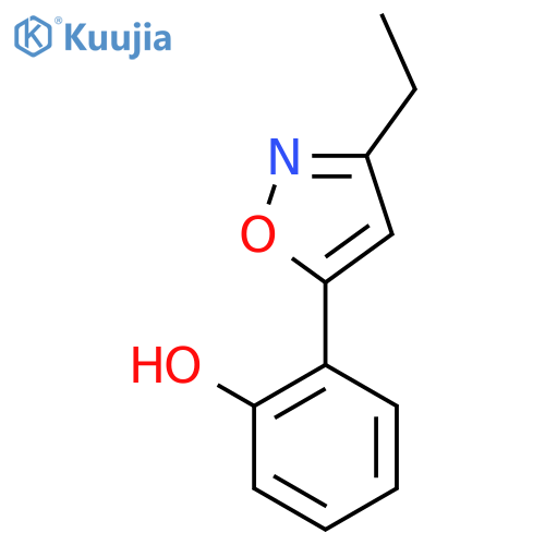 6-(3-Ethyl-1,2-oxazol-5(2H)-ylidene)cyclohexa-2,4-dien-1-one structure