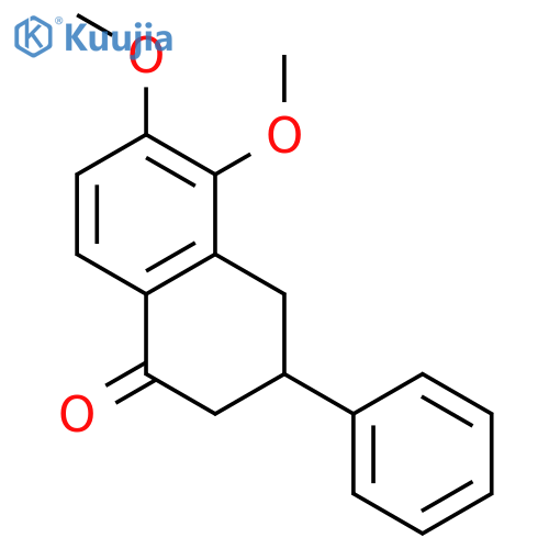 1(2H)-NAPHTHALENONE, 3,4-DIHYDRO-5,6-DIMETHOXY-3-PHENYL- structure