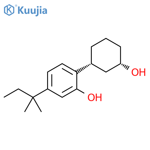 Phenol, 5-(1,1-dimethylpropyl)-2-(3-hydroxycyclohexyl)-, cis- structure