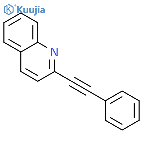 Quinoline, 2-(phenylethynyl)- structure