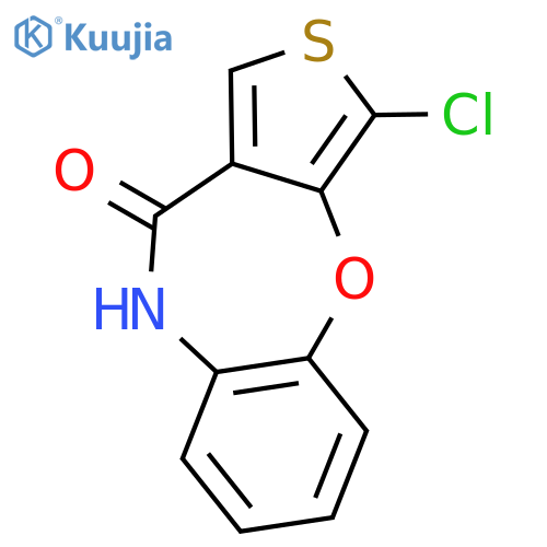 3-Chlorobenzo[b]thieno[3,4-f][1,4]oxazepin-10(9H)-one structure