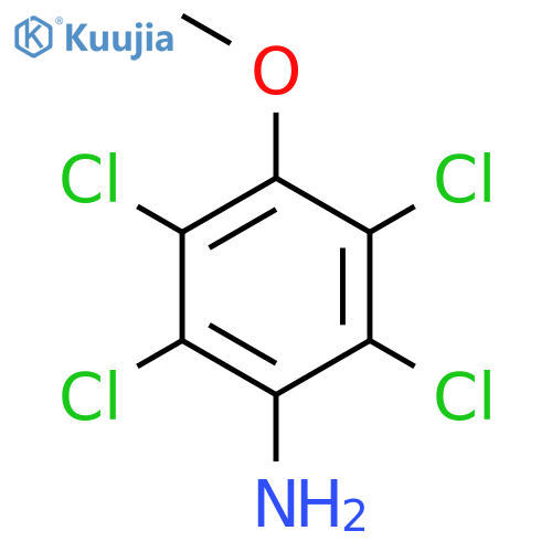 2,3,5,6-Tetrachloro-4-methoxyaniline structure