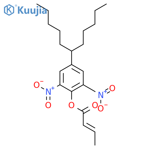 2-BUTENOIC ACID, 2,6-DINITRO-4-(1-PENTYLHEXYL)PHENYL ESTER structure