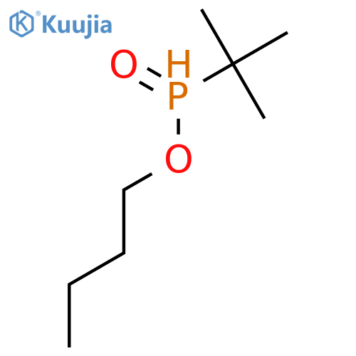 Phosphinic acid, (1,1-dimethylethyl)-, butyl ester structure
