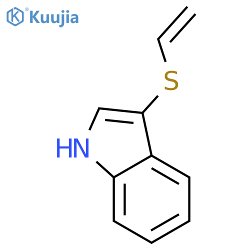 3-(ethenylsulfanyl)-1H-indole structure
