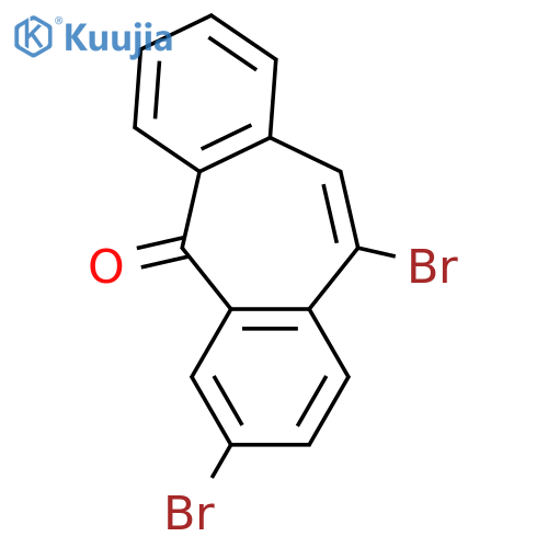 5H-Dibenzo[a,d]cyclohepten-5-one, 3,11-dibromo- structure