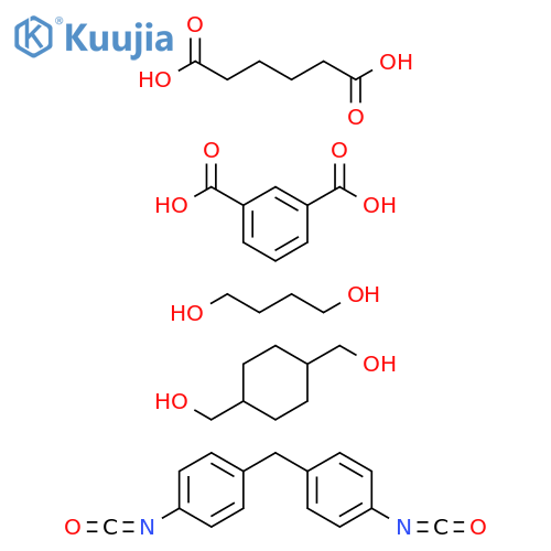 1,3-Benzenedicarboxylicacid,polymerwith1,4-butanediol,1,4-cyclohexanedimethanol,hexanedioicacidand1,1'-methylenebis[4-isocyanatobenzene] structure