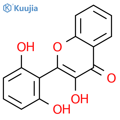 4H-1-Benzopyran-4-one,2-(2,6-dihydroxyphenyl)-3-hydroxy- structure