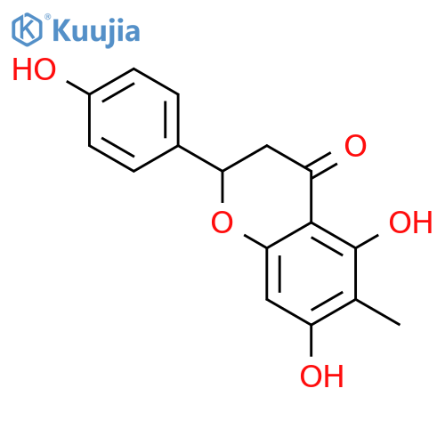 4',5,7-Trihydroxy-6-methyl-flavanon structure