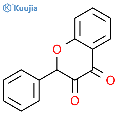 2-phenyl-2H-chromene-3,4-dione structure