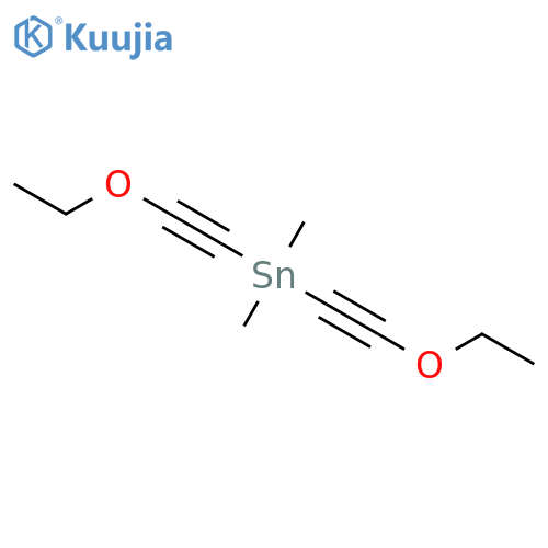 STANNANE, BIS(ETHOXYETHYNYL)DIMETHYL- structure