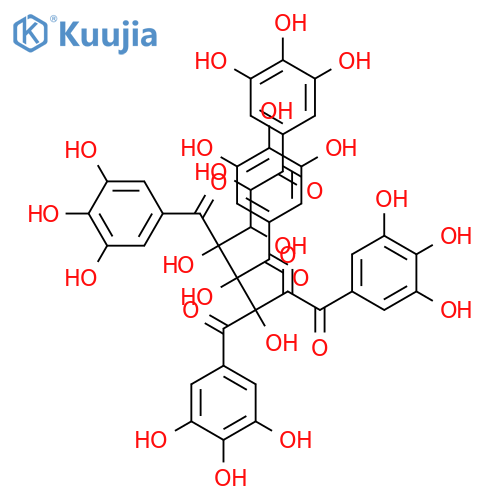 1,2,3,4,6-Penta-O-galloyl-a-D-glucopyranose structure