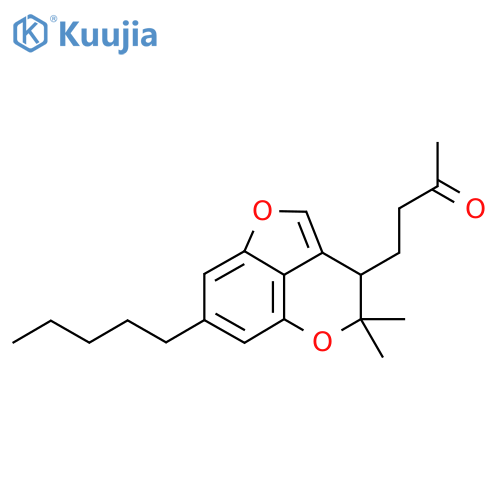 Cannabicoumaronone structure