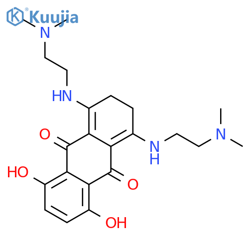 9,10-Anthracenedione,1,4-bis[[2-(dimethylamino)ethyl]amino]-2,3-dihydro-5,8-dihydroxy- structure