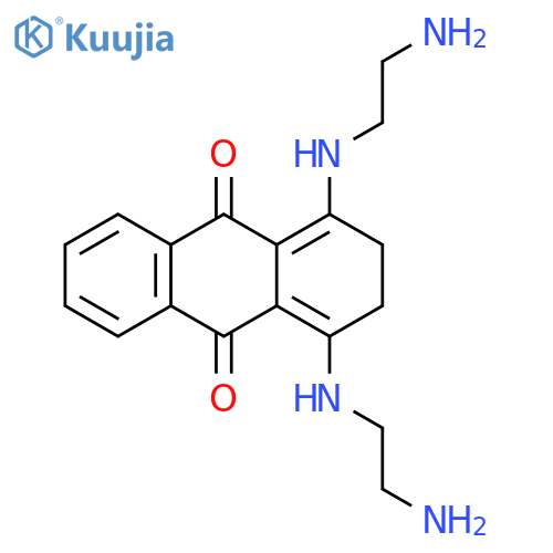 9,10-Anthracenedione, 1,4-bis[(2-aminoethyl)amino]-2,3-dihydro- structure