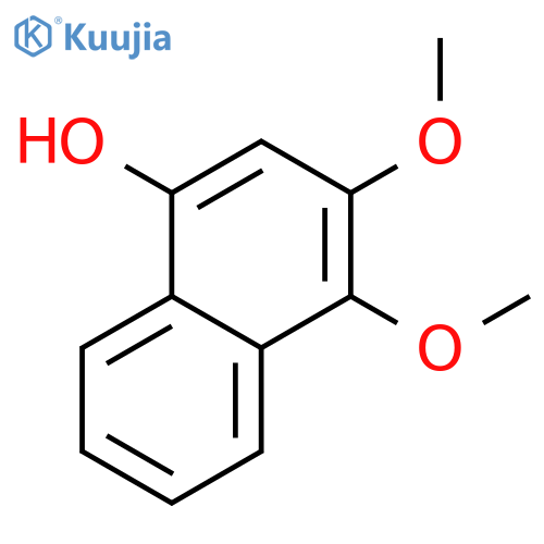 1-Naphthalenol, 3,4-dimethoxy- structure