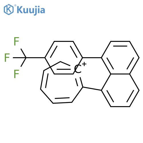 Cycloheptatrienylium, [8-[4-(trifluoromethyl)phenyl]-1-naphthalenyl]- structure