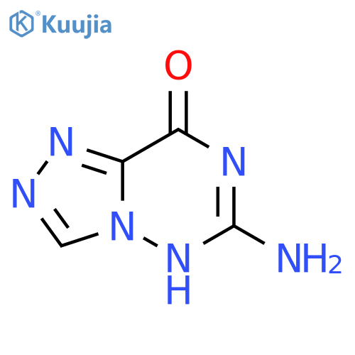 1,2,4-Triazolo[3,4-f][1,2,4]triazin-8(5H)-one, 6-amino- structure