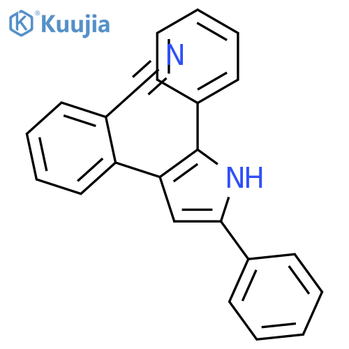 Benzonitrile, 2-(2,5-diphenyl-1H-pyrrol-3-yl)- structure
