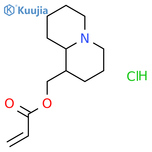 (1R,9aR)-octahydro-2H-quinolizin-1-ylmethyl prop-2-enoate hydrochloride (1:1) structure