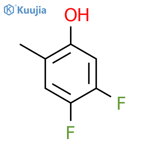 4,5-Difluoro-2-methylphenol structure