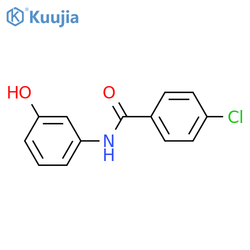 4-Chloro-3'-hydroxybenzanilide structure