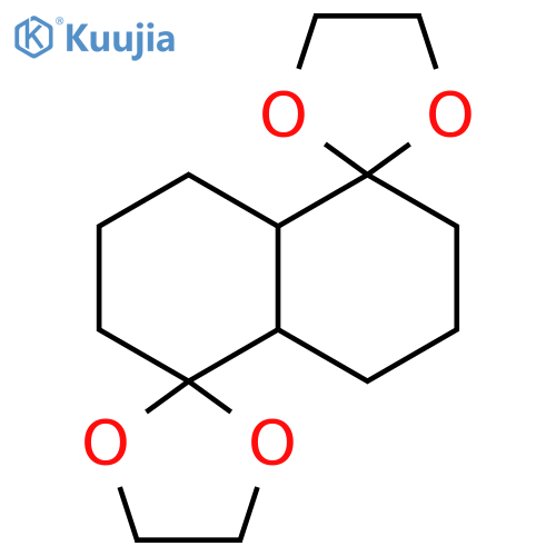 Dispiro[1,3-dioxolane-2,1'(5'H)-naphthalene-5',2''-[1,3]dioxolane],octahydro- (7CI,8CI) structure