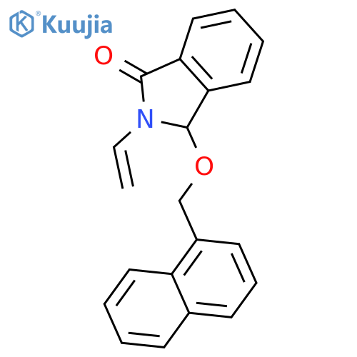 1H-Isoindol-1-one, 2-ethenyl-2,3-dihydro-3-(1-naphthalenylmethoxy)- structure