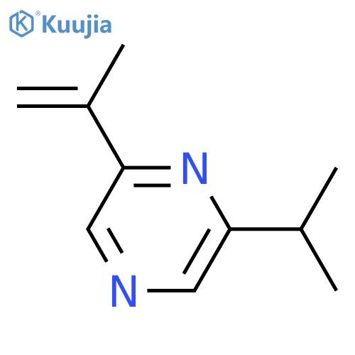 Pyrazine,2-(1-methylethenyl)-6-(1-methylethyl)- structure