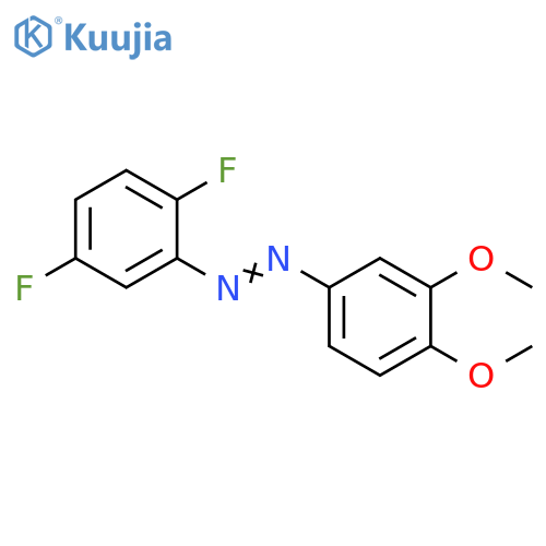 Diazene, (2,5-difluorophenyl)(3,4-dimethoxyphenyl)- structure