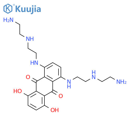 9,10-Anthracenedione,1,4-bis[[2-[(2-aminoethyl)amino]ethyl]amino]-5,8-dihydroxy- structure