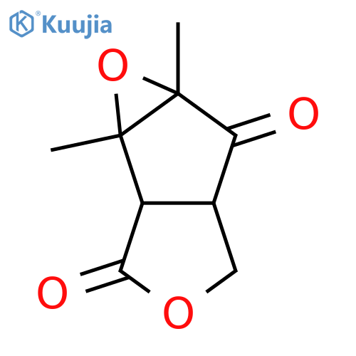 2H-Oxireno[3,4]cyclopenta[1,2-c]furan-2,5(1bH)-dione,tetrahydro-1a,5a-dimethyl-, (1aR,1bS,4aS,5aR)-rel- (9CI) structure