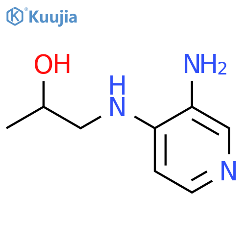 2-Propanol, 1-[(3-amino-4-pyridinyl)amino]- structure