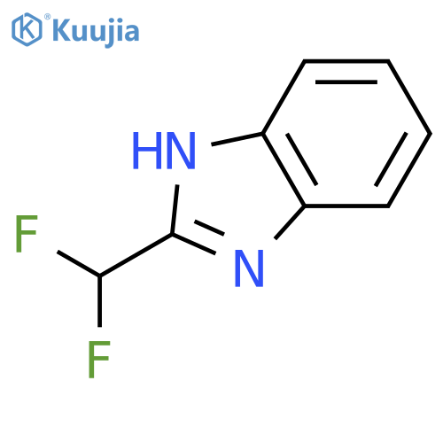 2-(difluoromethyl)-1H-1,3-benzodiazole structure