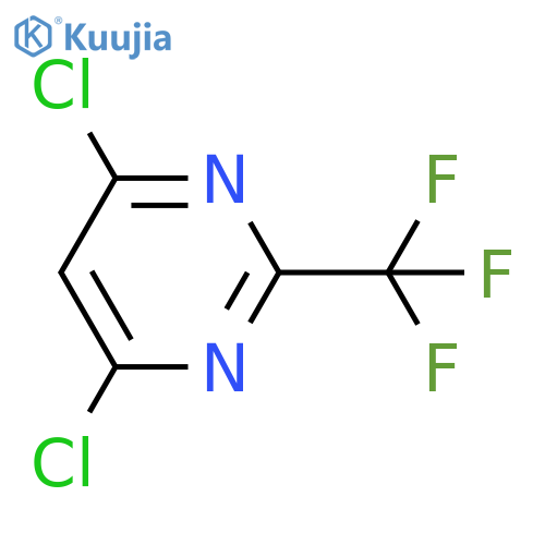 4,6-Dichloro-2-(trifluoromethyl)pyrimidine structure