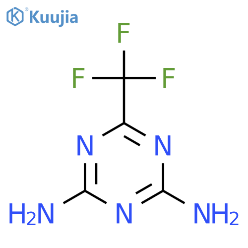 6-(trifluoromethyl)-1,3,5-triazine-2,4-diamine structure