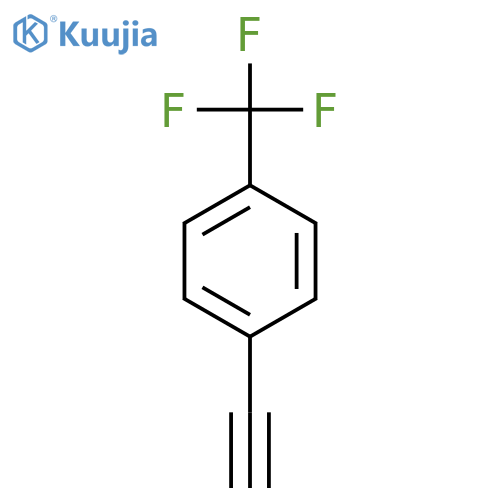 1-Ethynyl-4-(trifluoromethyl)benzene structure